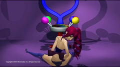 Redhead hottie swallows cock on her knees