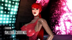 Naked redhead girl with huge tits fucks her lover