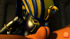 Egyptian goddess in hardcore 3d cartoon fuck