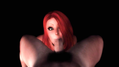 Jessica Rabbit fucks dude in POV 3d video