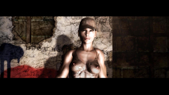 Shemuscle Girl- Andrea Giabella Pussy play on Dirty Toilet