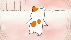 Cute cartoon with young couple passionate fuck