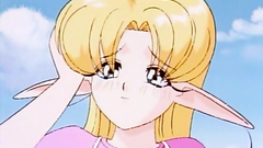 Elf blonde gets fucked from behind in cartoon clip