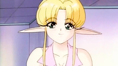 Sexy blonde elf spreads her legs for passionate fuck