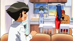 Naked sexy anime babe gets fucked from behind