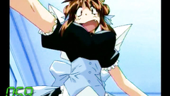 Young and pretty hot girls in erotic anime cartoon