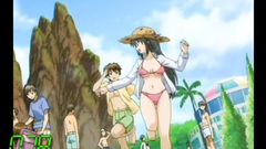 Young and pretty hot girls in erotic anime cartoon