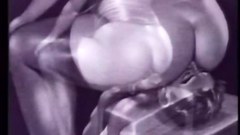 Femdom adventures in black and white cartoon