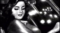 Femdom adventures in black and white cartoon