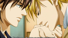 Animated hentai cartoon with handsome homosexual guys