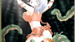 Sexy teen gets attacked and fucked by horny tentacles