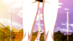 Barely legal teenage couple is in love in romantic hentai