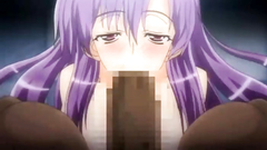 Bug breasted hentai babe getting pussy fucked from behind