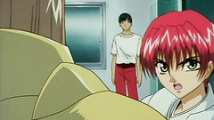 Naked beautiful anime babe with perfect tits in bdsm