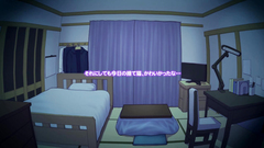 Seductive short-haired teen blows cock till facial