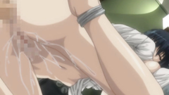 Young and horny big breasted schoolgirl in hentai clip