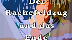 Old school anime cartoon with sexy brunette slave