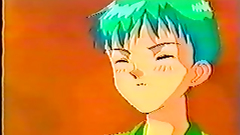 Old school anime sex cartoon with handsome teens