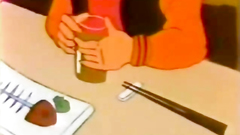 Little love story of romantic teens in anime toon