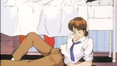 Young anime girls from the high school feeling horny