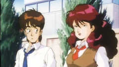 Young anime girls from the high school feeling horny