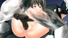 Sweet anime schoolgirls pleasured till orgasm