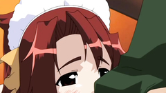 Young and submissive anime maids in hentai cartoon