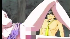 Old school anime toon with hot and sexy girls