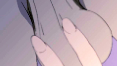 Sexy brunette babe with nice tits blows cock