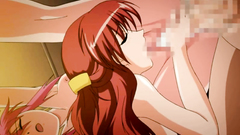 Beautiful teen loves to blow cock in hentai cartoon