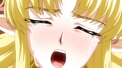 Sexy blonde elf babe looks very seductive in this toon