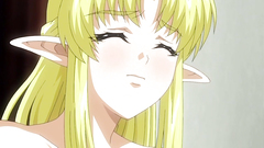 Sexy blonde elf babe looks very seductive in this toon