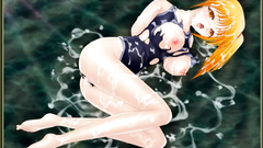 Beautiful hentai babe roughly drilled by tentacles