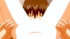 Sexy babe with green hair gets fucked by young boy