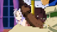 Naked hentai babe getting drilled from behind