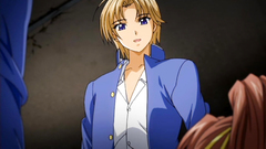 Handsome student bangs busty young anime babe