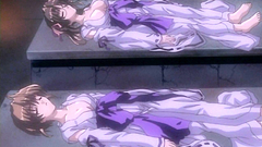 Young and sweet anime girl in romantic hentai cartoon