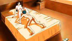 Busty naked hentai girl gets fucked from behind