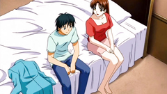 Horny anime milf teaches young boy to fuck