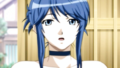 Big breasted woman gets fucked by many cocks