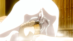 Big breasted woman gets fucked by many cocks