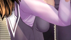 Handsome big breasted schoolgirl shows her skills