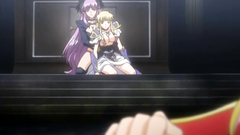 Squeezing hentai babe big and juicy boobs