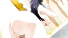 Hot babes with awesome butts fuck in hentai cartoon