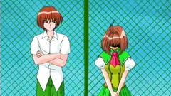 Young and lovely teens in erotic anime cartoon