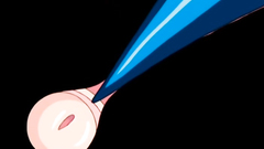 Monster fuck with horny demon for busty hentai girl