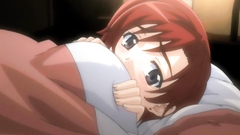 Handsome redhead with big round tits rides cock