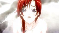 Handsome redhead with big round tits rides cock