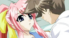 Adorable long-legged babe with huge tits in cartoon