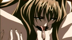 Amazing babes and evil horny monsters from anime